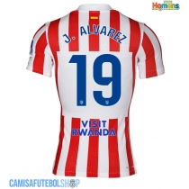 Camisa de time de futebol Atletico Madrid Julian Alvarez #19 Replicas 1º Equipamento 2025-26 Manga Curta